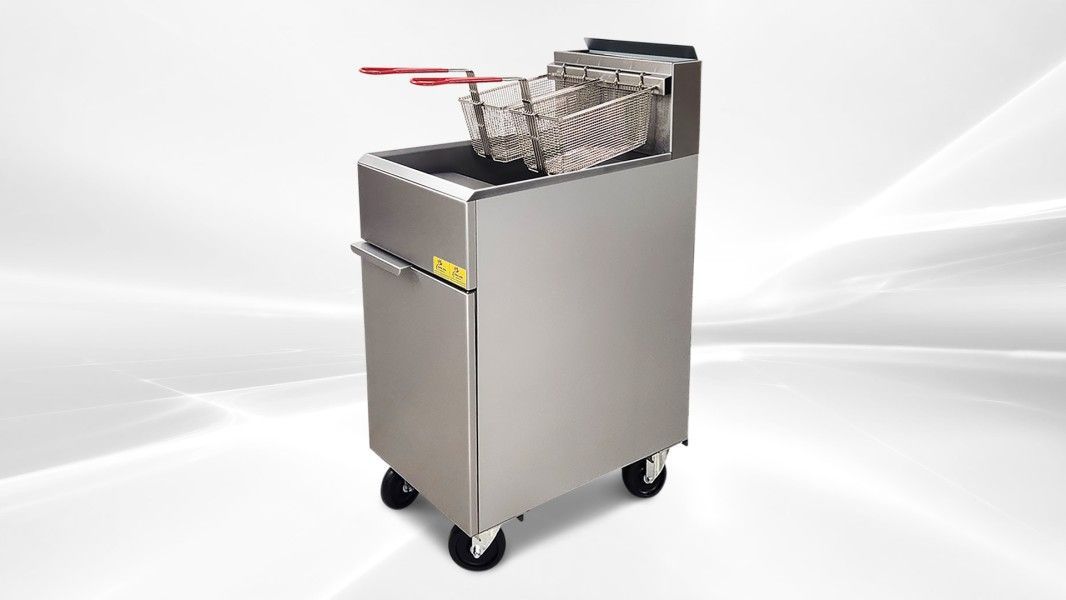40 lbs NSF Natural Gas Deep Fryer HFRF 90B NG