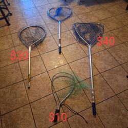 FISHING NET -- THE BIG ONE 60inches MEDIUM  48 Inches , SMALL 22inches.  FIRM PRICE 