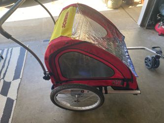 Schwinn two person bike trailer