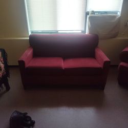 Red Loveseat