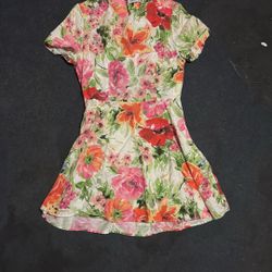 zara flower dress
