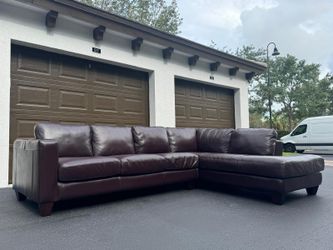 🛋️ Sofa/Couch Sectional - Brown - Delivery Available 🚛