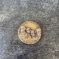 Mount Rushmore National Memorial Bronze Medal, Medallic Art Co., NY