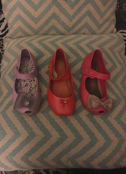 Mini Melissa girl shoes size 9