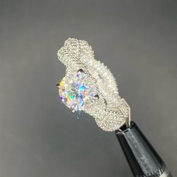 Moissanite Diamond Ring