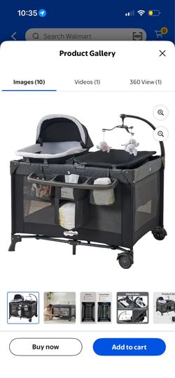 Play pin/ bassinet/ changing table