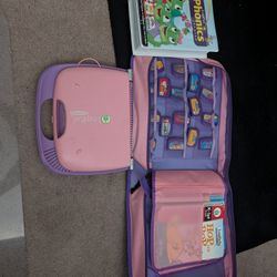 LeapPad Plus Microphone and Many Books / Cartridges 