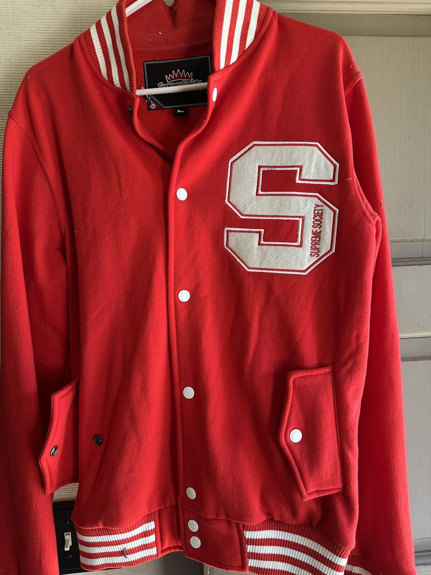 Supreme Society Button up Sweater Large