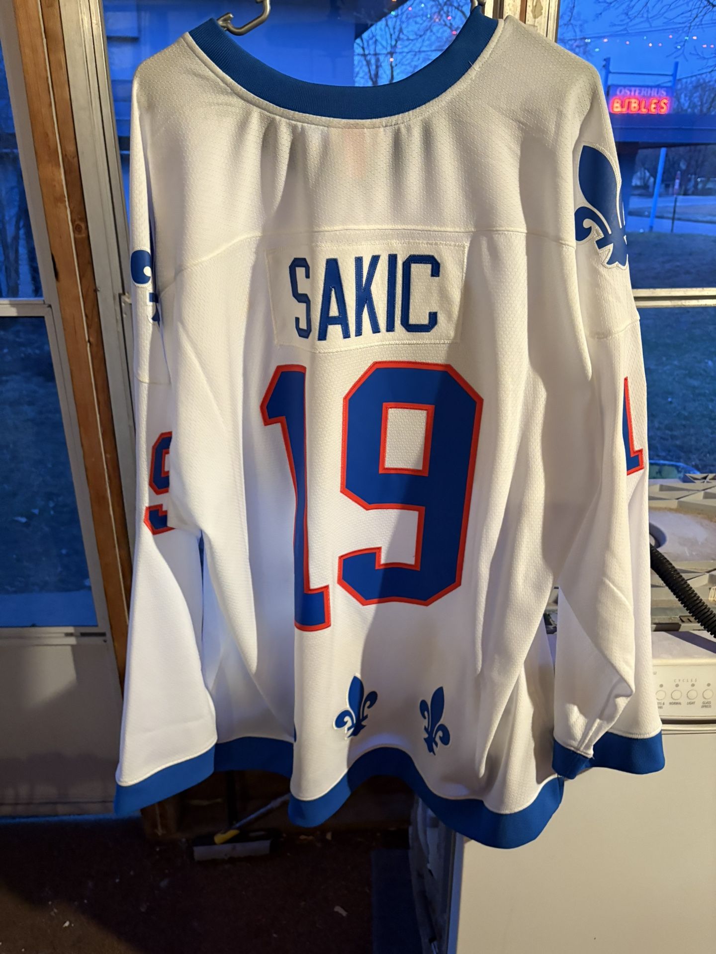 ‘94-‘95 Joe Sakic Quebec Nordiques “C” Jersey