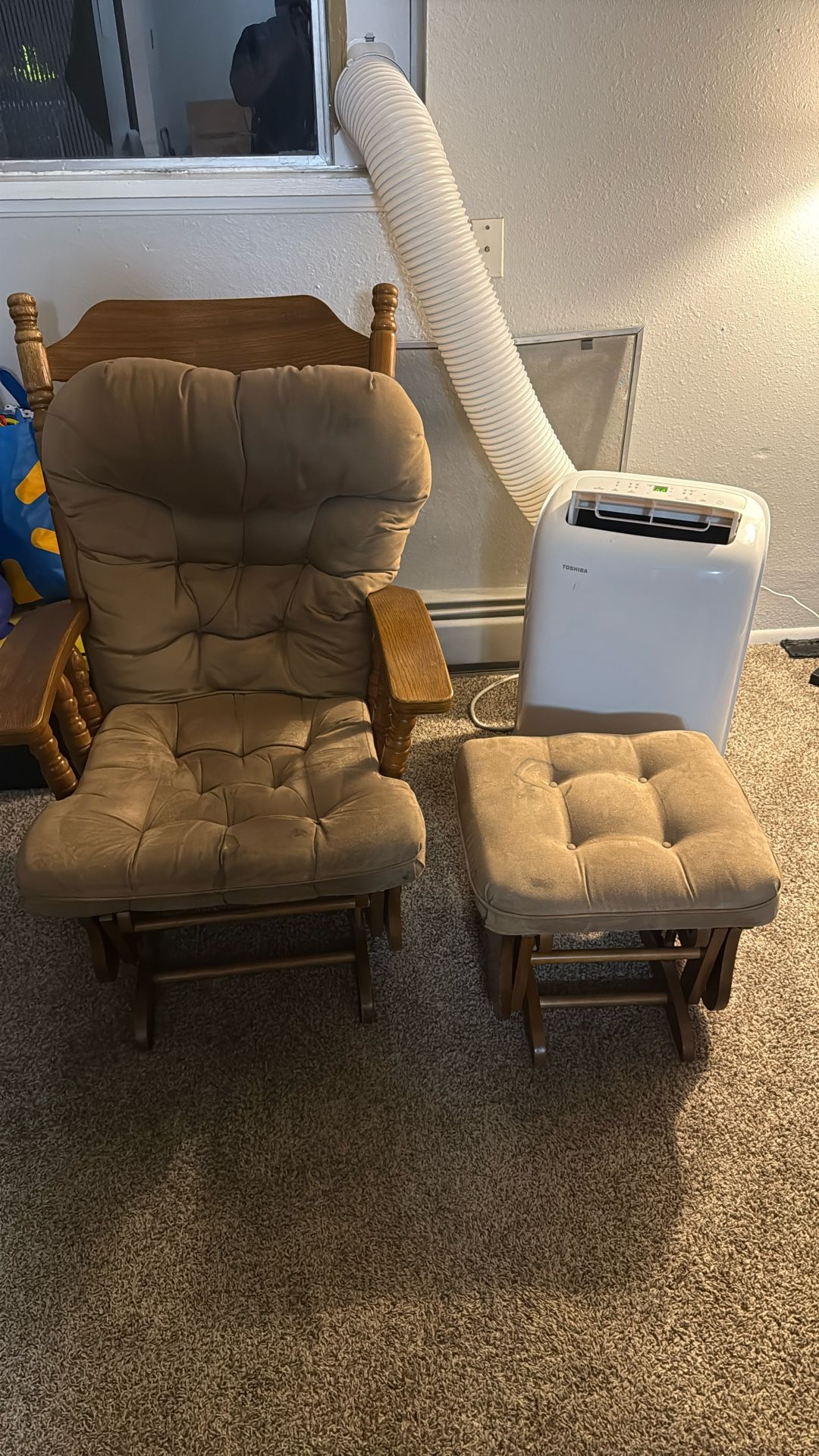 Free Rocking Chair And Footstool