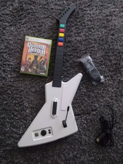 Xbox 360 Guitar Hero Set
