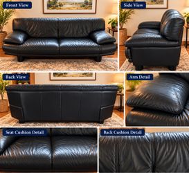 Contemporary Black Sofa