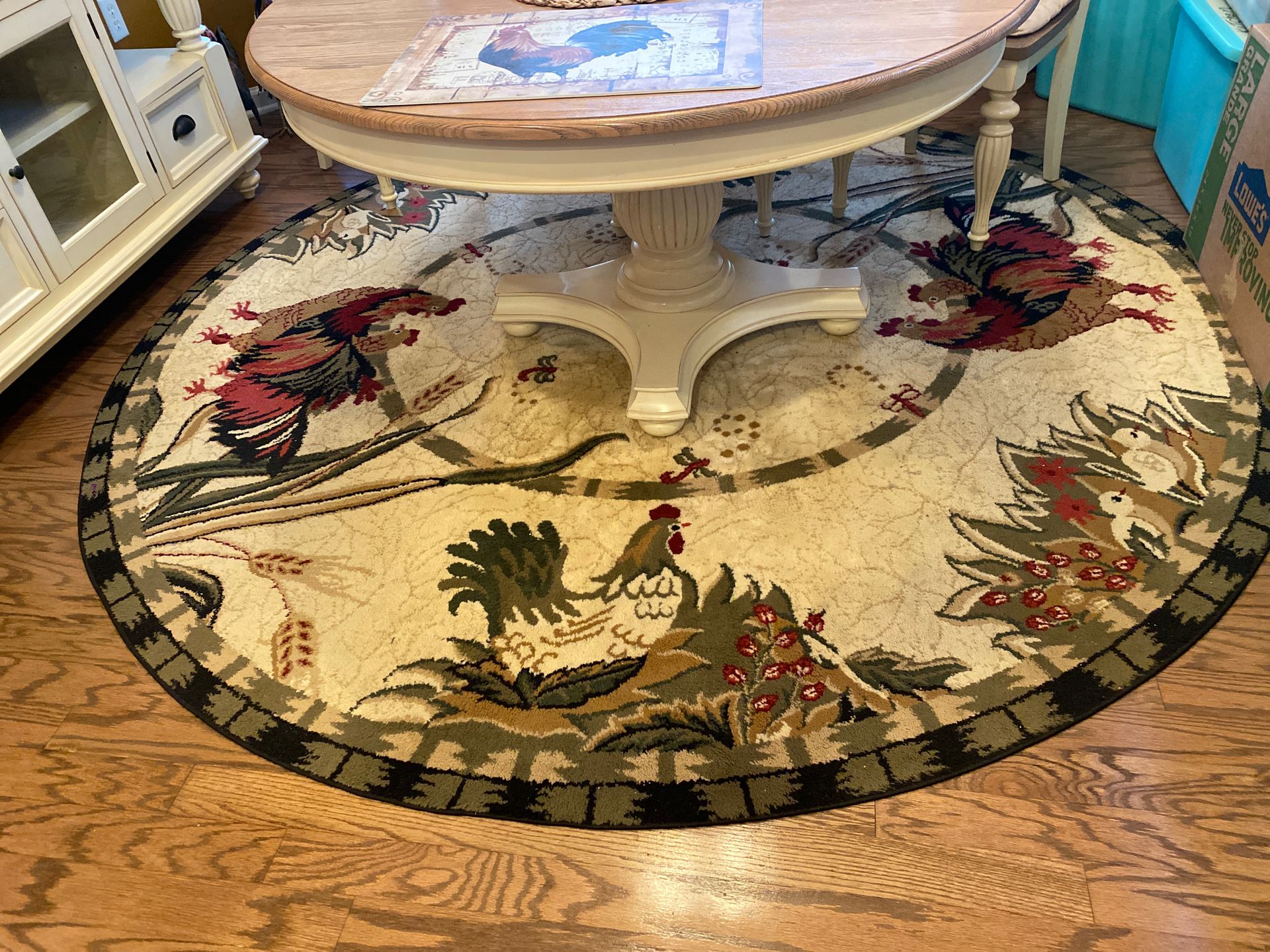 8 foot round rug