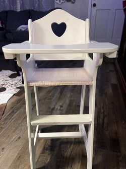 Baby Doll High chair And Bathtub 