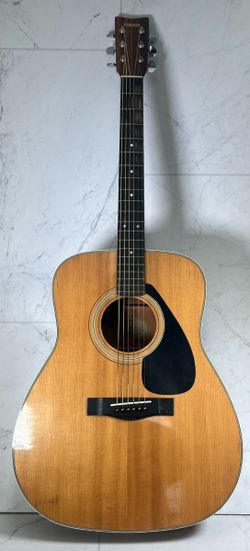 Vintage Yamaha FG335 natural acoustic guitar (A1G009315)