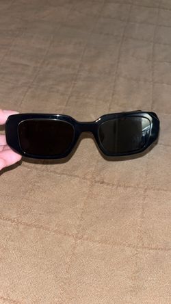Prada Black Rectangle Sunglasses