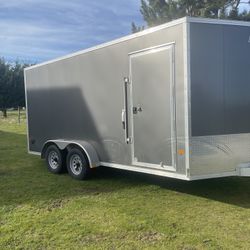 2022 EZ Hauler 7x16 all-aluminum enclosed cargo trailer