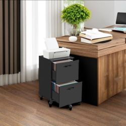 2-Drawer File Cabinet, Small Rolling Filing Cabinet for Home Office, Printer Stand🌟😊✨✨✨✨✨✨✨😊🌟🌟