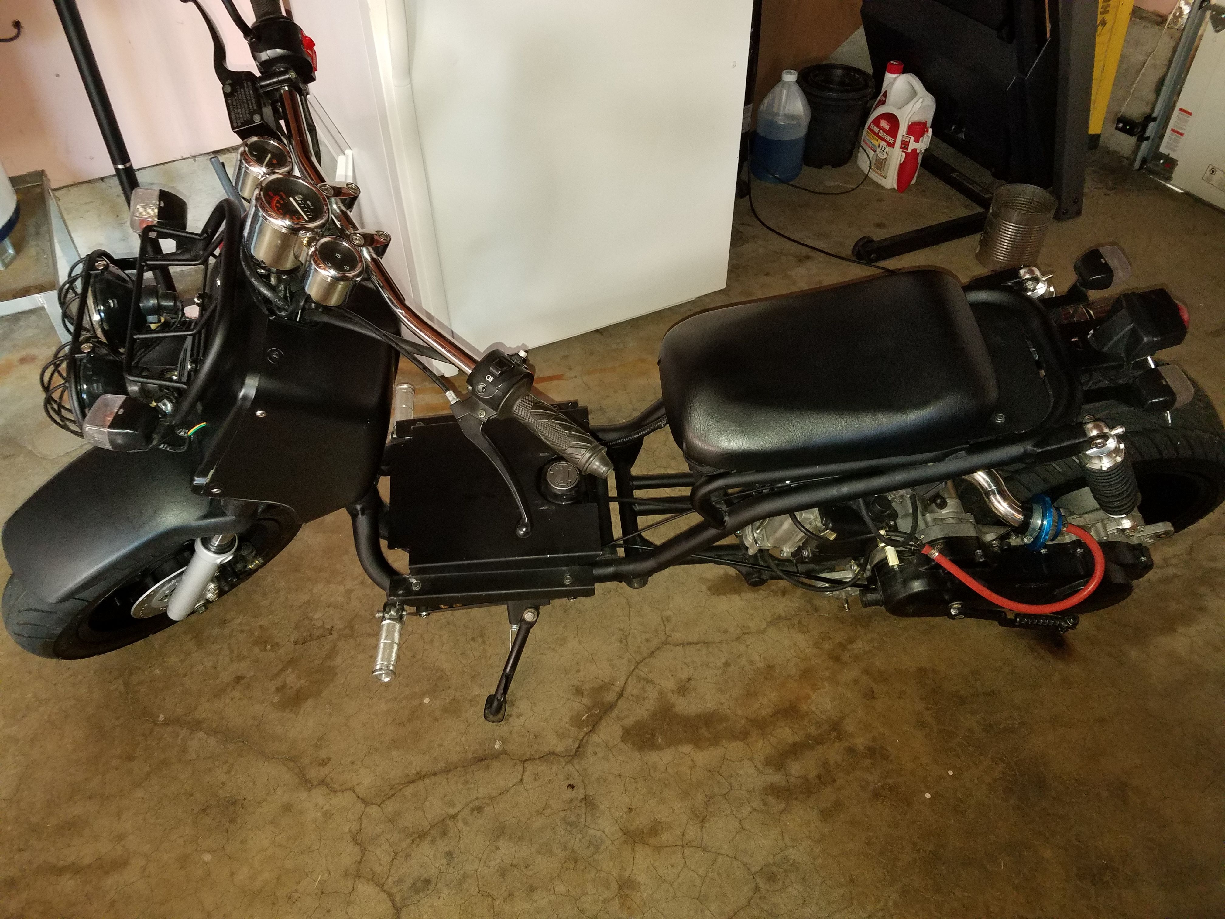 It's a Ruckus clone I have extra parts if you need it. Is a very nice and fast moped hate to Let It Go