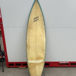 Vintage Robert August Precision Surfboard 