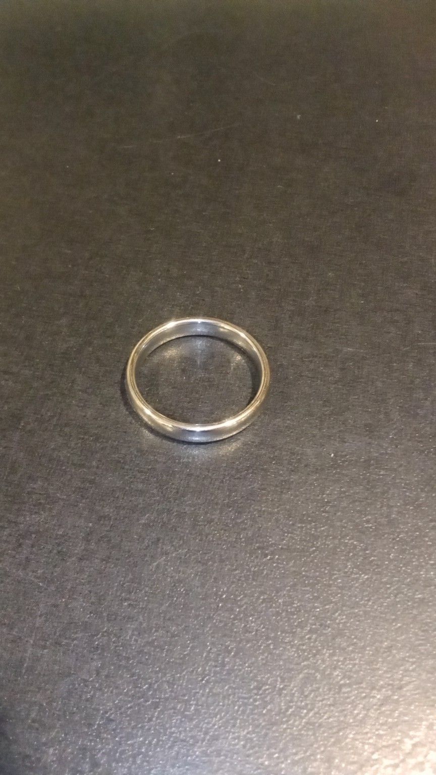BRAND NEW White Tungsten Carbide 4mm Men's Polished Band