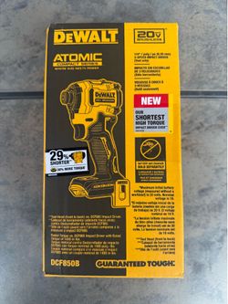 DEWALT ATOMIC 20V MAX Brushless 1/4 in. Impact Driver DCF850B