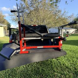 High-End Adjustable Weight Bench With Attachments