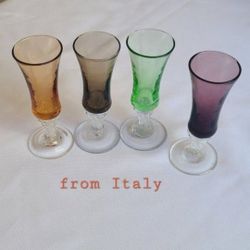 SET OF4 VINTAGE ITALIAN LIQUOR.