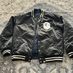 XL Bape Happy New Year Reversable Jacket Black