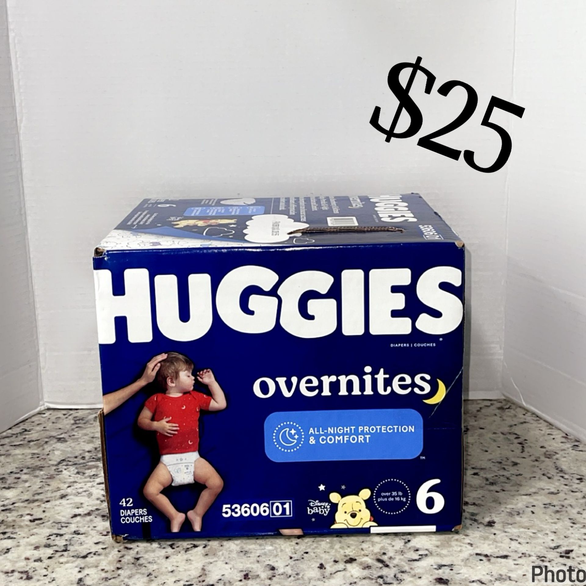 Huggies overnight size 6 