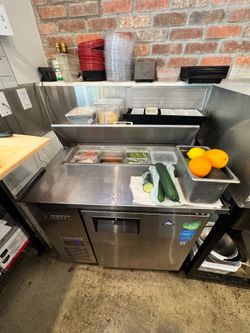 Deli Station Prep Fridge