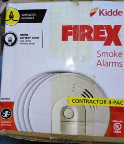 3   - FIREX SMOKE ALARMS 120V