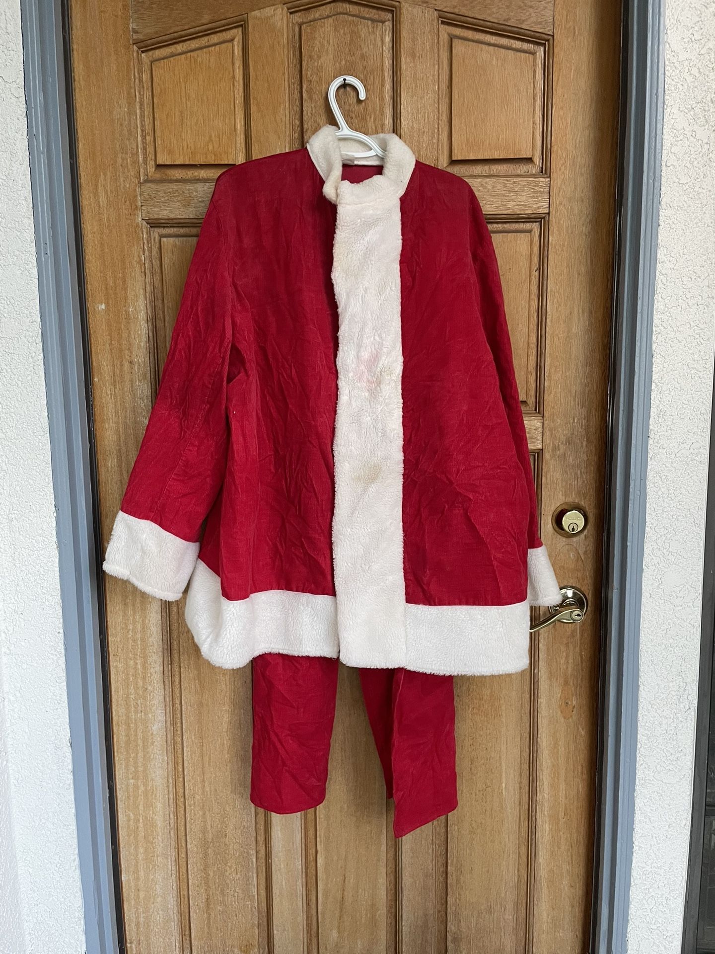 Vintage Santa Claus Suit Jacket & Pants – Corduroy – Made in USA – 1970s