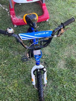 Weize Kids Bike Blue and White