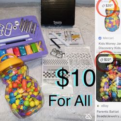 $10 For All Sets of Jewelry Making For Kids great to keeping your kids busy & happy