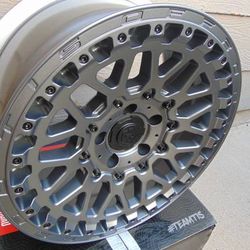 5 New Satin Anthracite 18X9 TIS Offroad Rims 5X127 5X5 JEEP +1MM Offset