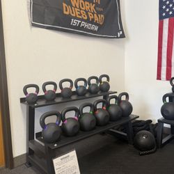 Brand New Powder Coat Kettlebells – Full Size Range – Novi Pickup 