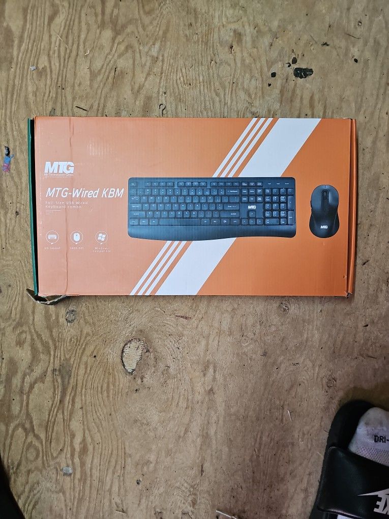 Brand Now Wired Keyboard And Mouse