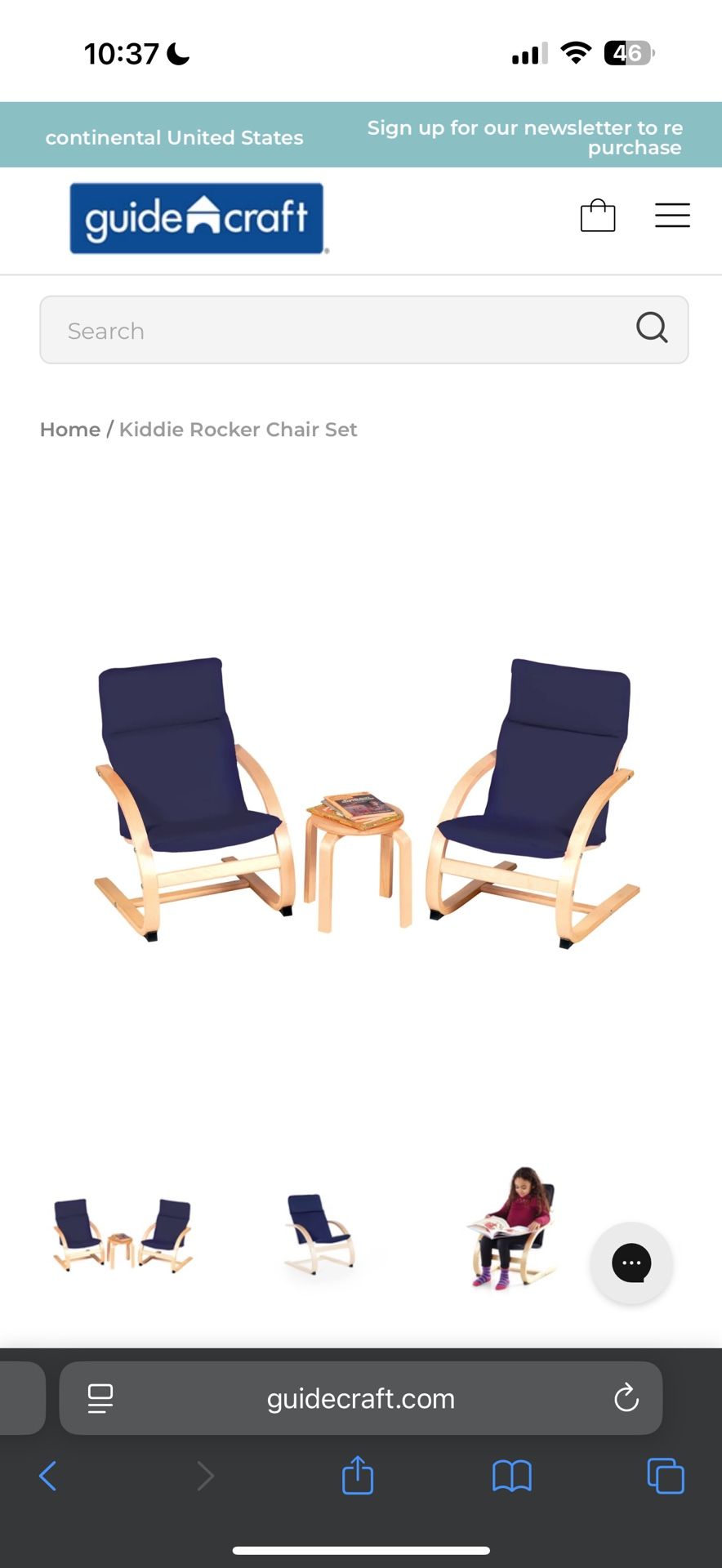 Kiddie Rocker Chairs