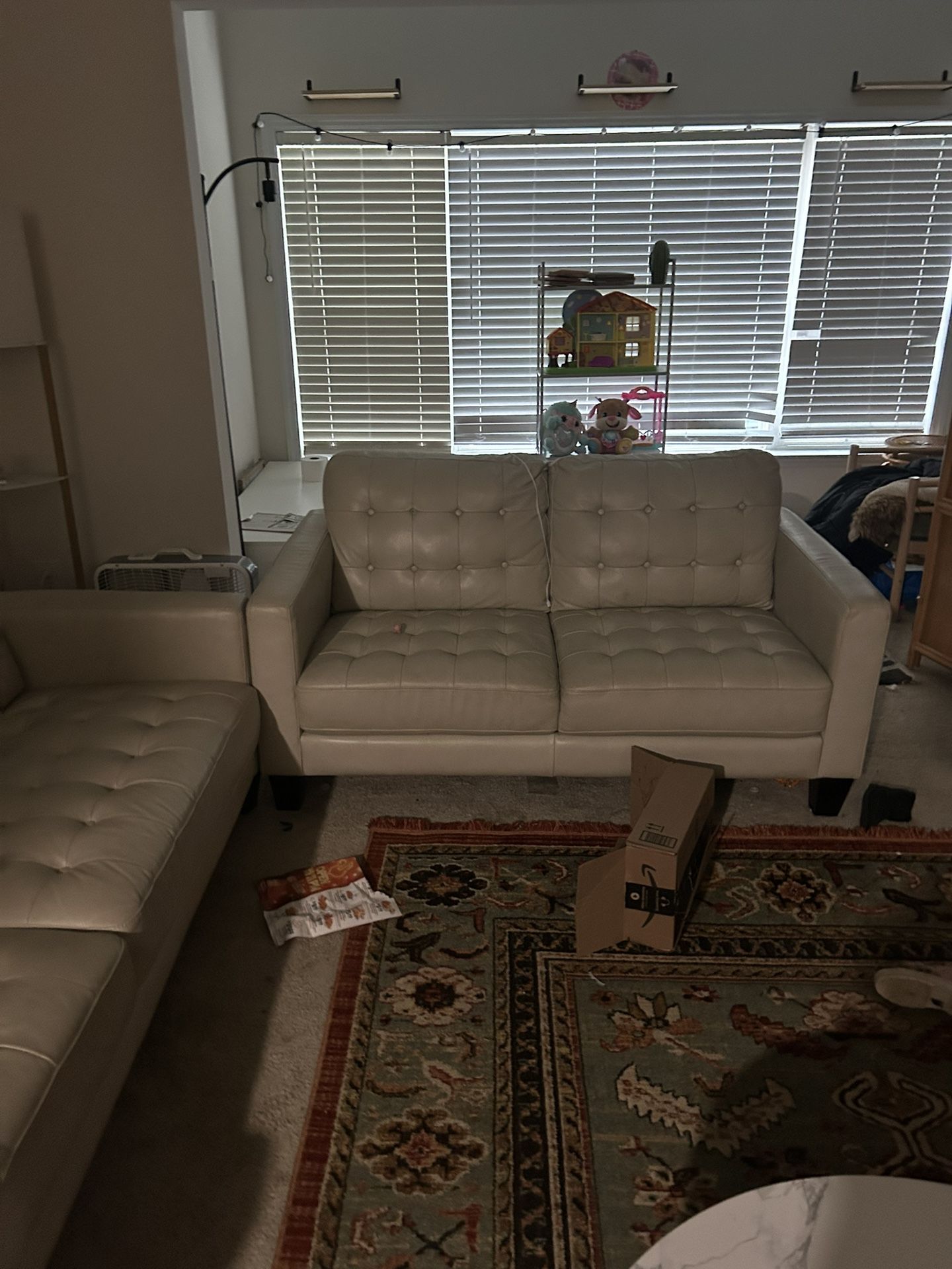 Leather Sofa And Love Seat