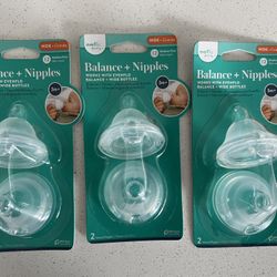 Evenflo Balance + Wide Baby Bottle Nipples