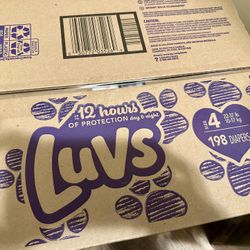Luvs Diaper Size 4 198count 