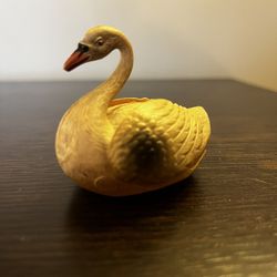 Antique Viscoloid Celluloid Swan Figure Toy Ornament