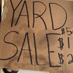YARD SALE
