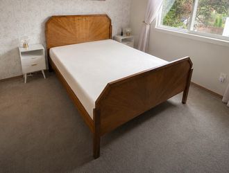 Queen Acacia Bed Frame - $150