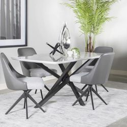 5 PCS DINING SET …..      Delivery Included 