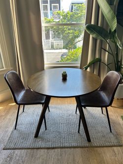 Dining Table and Two Chairs