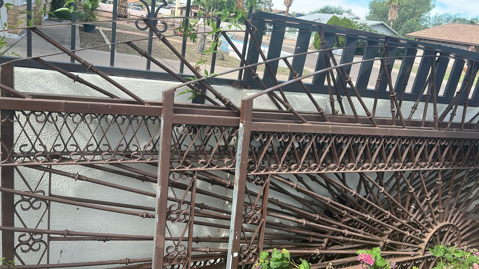 I Have This Metal Fence And More For Free If Someone Wants It Just Let Me Know