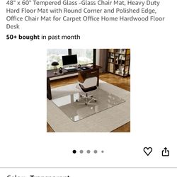 Tempered Glass chair mat