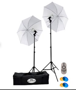 Savage - LED Studio Light Kit - Black